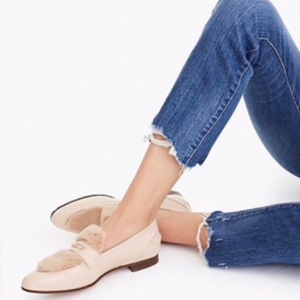 J.Crew Academy Penny Loafer in Almond